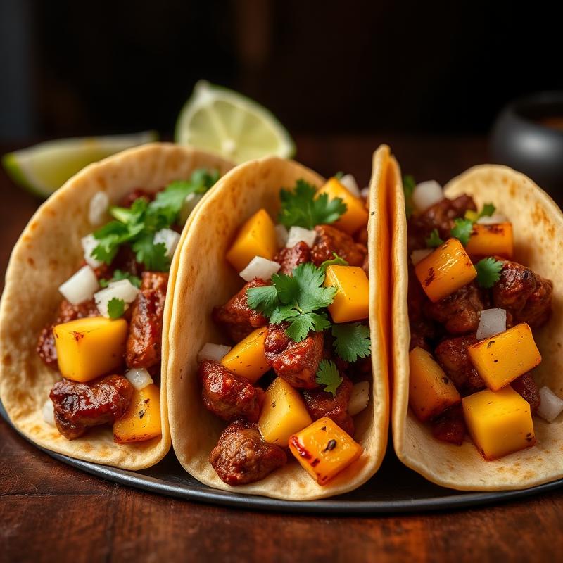 Tacos Al Pastor at Los Pinches Tacos